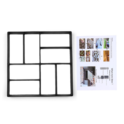 Paving Path Border Maker Reusable Concrete Cement Stone Paver Mold DIY 1