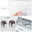 ecoco Automatische Zahnpastaspender 2 Stk. 4 Becher 5 Fächer 5