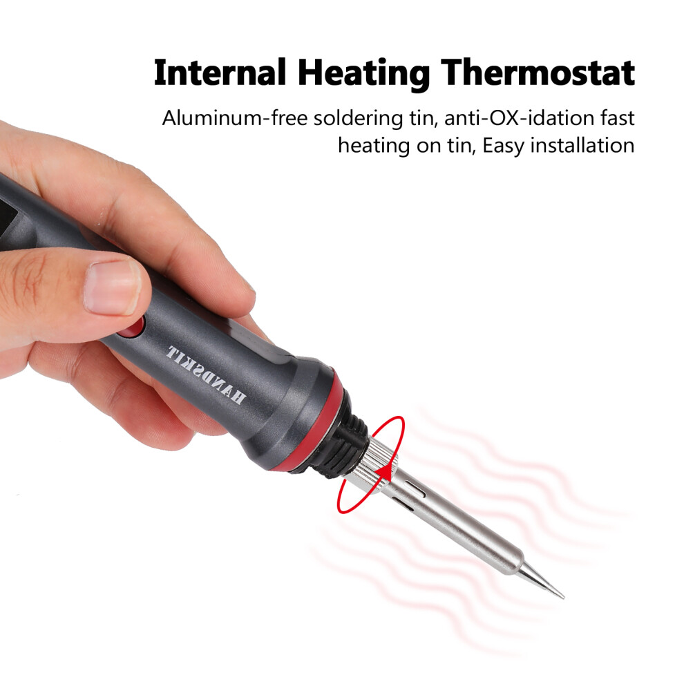 Handskit 90W Led Soldering Iron Set Adjustable Temperature Auto Sleep 610830911843