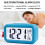 Smart Digitalwecker mit Datum, Temp, Snooze & Nachtlicht 5