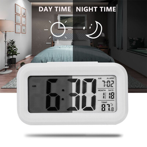 Digitaler Wecker mit Datum, Temp, Snooze & Nachtlicht 2