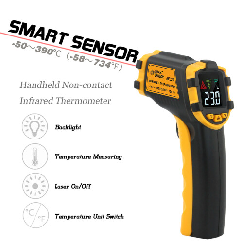 Mini-Digital-Infrarot-Thermometer 50-390C LCD 1