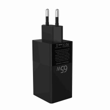 65W USB-C PD-Ladegerät 3-Port Schnellladegerät