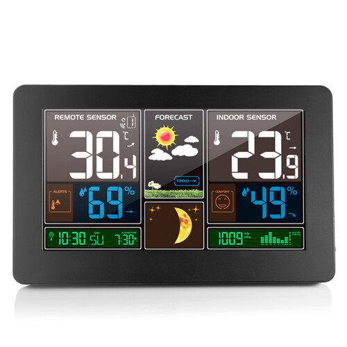 Drahtlose Wetterstation LCD Thermometer Hygrometer 1