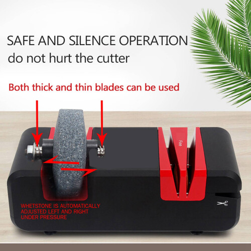 Electric Knife Sharpener Automatic for Kitchen Scissors