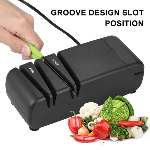 Electric Knife Sharpener Automatic for Kitchen Scissors 2