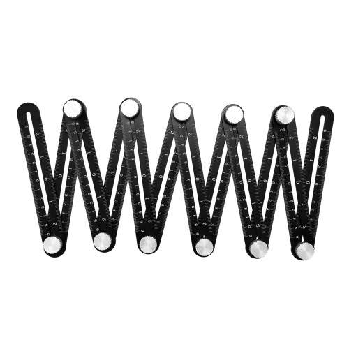 12-fach Aluminium-Messlehre Multi-Winkel-Messwerkzeug 1