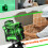 3D Level Machine 360 Rotatable 1/4in Screw 12 Lines 1