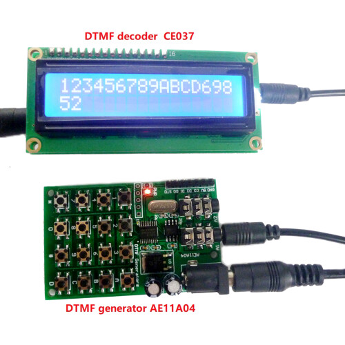 DTMF Modul 5-24VDC Audio Generator MT8870 CE004 CE005 2