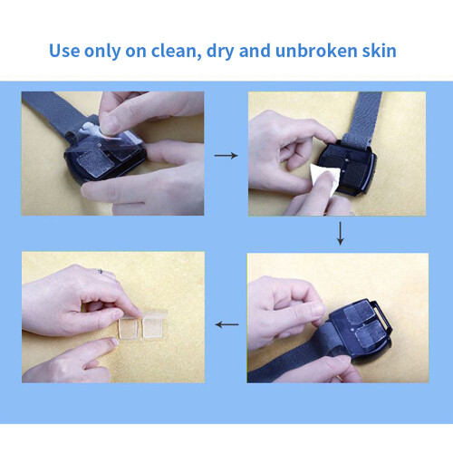 Self-adhesive Electrodes for Snore Stopper Infrared Wristband