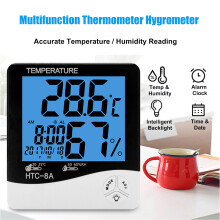 Digitales Hygrometer-Thermometer mit LCD-Hintergrundlicht