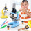 Upgraded Kids Microscope 1200x Science Experiment Toy Set 5
