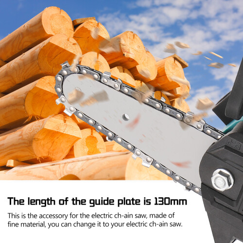 130mm Electric Chain-Saw Guide Plate Metal Replaceable 2