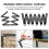 12-fach Aluminium-Messlehre Multi-Winkel-Messwerkzeug 5