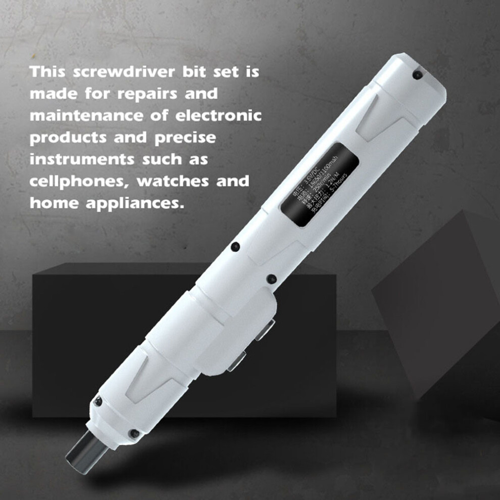 Cordless Usb Rechargeable Electric Screwdriver Mini Tool 610830895495