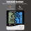Digitales Hygrometer-Thermometer mit LCD-Hintergrundlicht 3