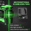 3D 12-Line Self-Leveling Laser Level 1.5M Adjustable Alloy Stand Bag 4