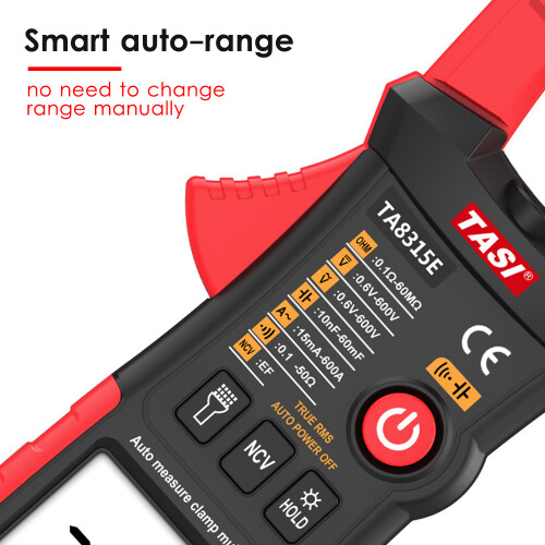 TASI TA8315E Digital-Klemmmessgerät True RMS Mini 2