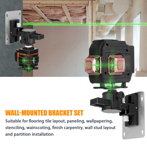 360 Rotation 15 Tilt Adjustable Laser Level Wall Bracket 1