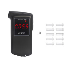 Professional Breathalyzer Digital Alcohol Tester 10pcs Mouthpieces