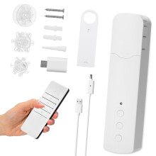 Tuya WiFi Vorhangmotor Akku App/Sprachsteuerung