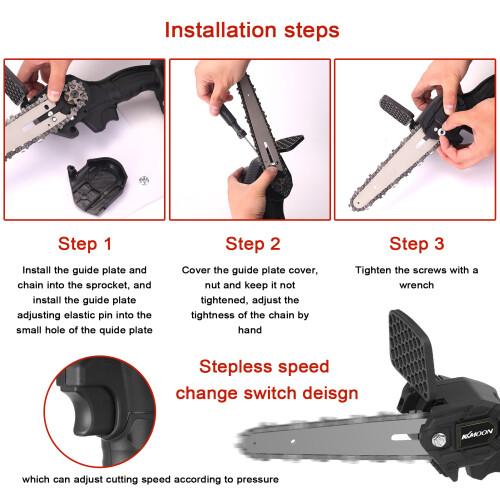 6 Inch 21V Rechargeable Pruning Saw One-handed Tool
