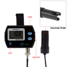 Mini pH Meter Waterproof ATC Temperature Compensation Backlight