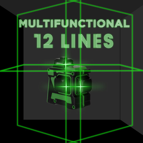 3D-Laserwaage 12 Linien selbstnivellierend vertikal/horizontal 2