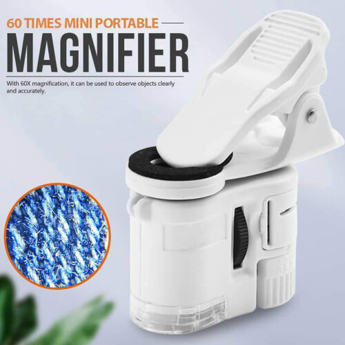 60X Mini Portable Smartphone Microscope 2