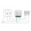 Tuya WiFi Vorhangmodul kompatibel mit Alexa 3