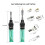 T-100 Portable Gas Soldering Iron Adjustable Temperature 5