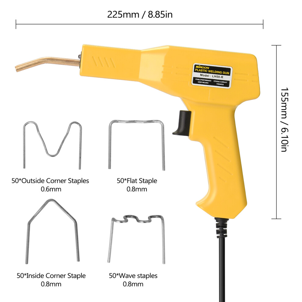 Handy Plastic Welder Hot Stapler For Pvc Car Bumper Repair 610830885946