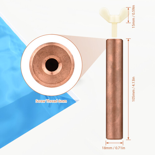 Copper Anode Rod for Solar Pool Ionizer Algae Inhibition