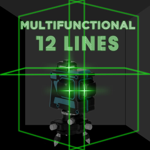 3D 12-Laser-Nivelliergerät selbstnivellierend 2