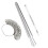 Aluminium Ring Sizer Mandrel Tool with Gauge Set 2