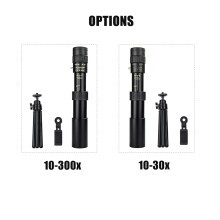 10-30040 Zoom Monocular BAK4 Prism Tripod Phone Mount Travel Birding