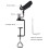 Universal Airbrush Holder Stand Two-Brush Clamp-on Rack 1