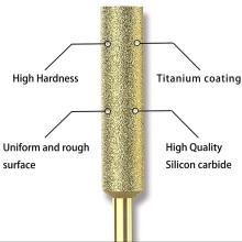 12Pcs Titanium Plated Diamond Chainsaw Bits High Hardness