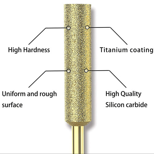 12Pcs Titanium Plated Diamond Chainsaw Bits High Hardness