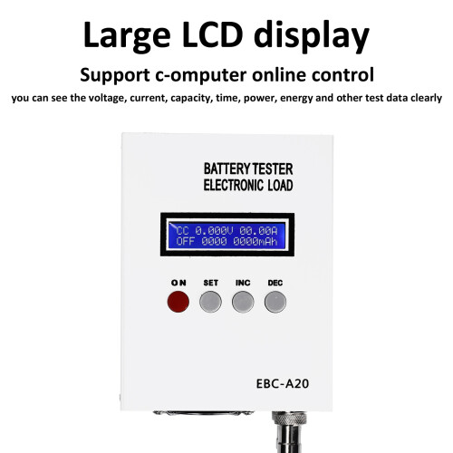 Batterietester 30V 20A 85W Ladung/Entladung