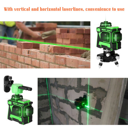Multifunctional 3D 12 Lines Laser Level Tool Self-leveling
