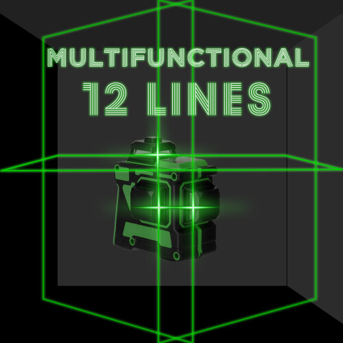 3D-Laserwaage 12 Linien selbstnivellierend vertikal/horizontal 2