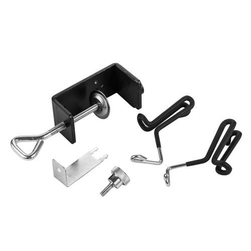 Universal Airbrush Holder Stand Two-Brush Clamp-on Rack 2