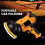 5 Inch Electric Buffer Polisher 600-3600RPM Variable Speed with Pads 4