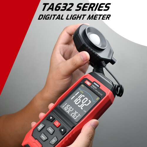 TASI TA632A LCD Digital Luxmeter 0-200000 Lux Handheld 2