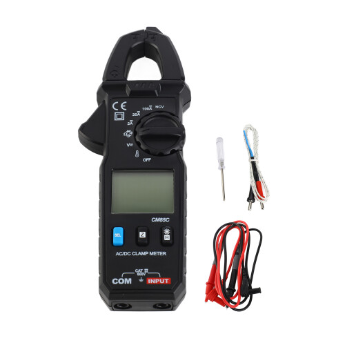 Mini-Klemmmessgerät 100A/600V LCD-Hintergrundbeleuchtung