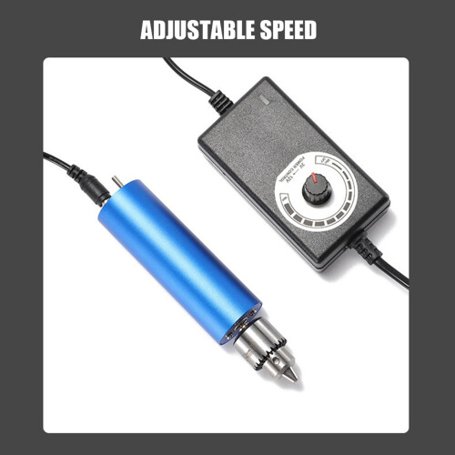 Mini-Elektrobohrer 0,3-4mm mit 145 Zubehörteilen US-Stecker 2