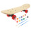 1 Set Diy Skateboard Deck, Graffiti Mit Pigmenten Und 11