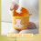 1Mini Yellow Desktop Trash Can PP Plastic with Lid for Office Home Use 10