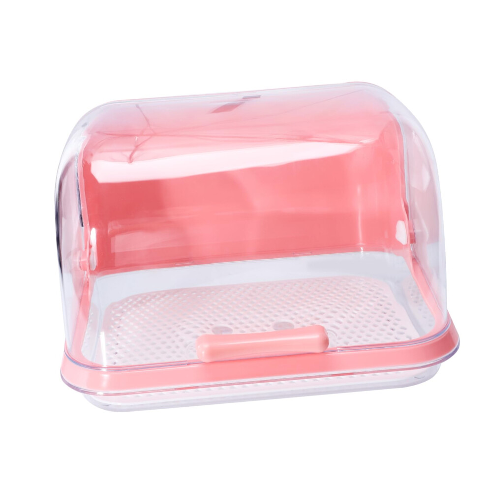 Storage Box for Milk Bottles and Pacifiers, Flip-Top Draining Rack, Space-Saving Nursery Organizer